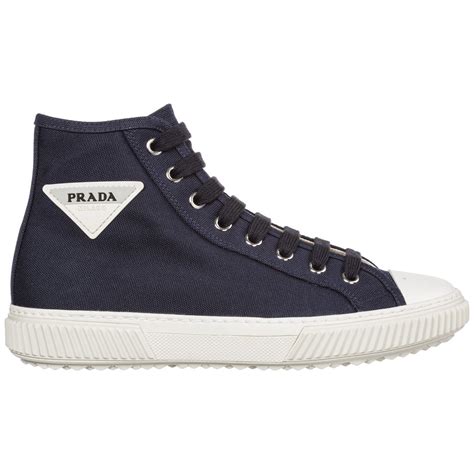 sneaker prada beige|high top prada sneakers.